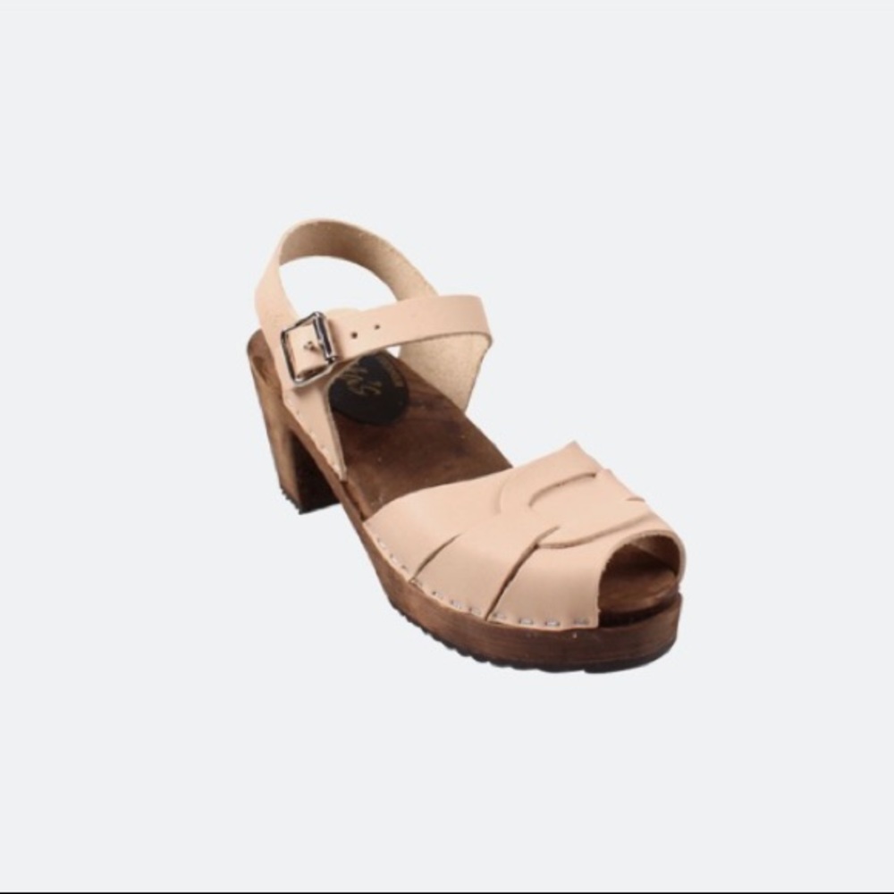 Lotta from Stockholm peep toe clogs 37